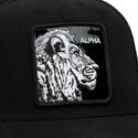 kapa-zaobljena-crna-snapback-black-out-lion-blackened-metallic-alpha-the-farm-goorin-bros