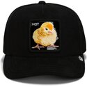 kapa-zaobljena-crna-snapback-black-out-chick-blackened-metallic-hot-the-farm-goorin-bros