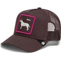 kapa-zaobljena-smeda-snapback-shadow-bull-terrier-off-the-leash-the-farm-goorin-bros