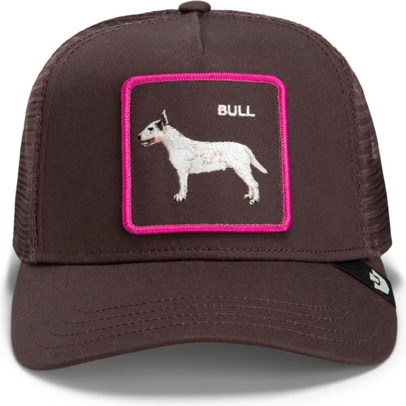 kapa-zaobljena-smeda-snapback-shadow-bull-terrier-off-the-leash-the-farm-goorin-bros