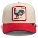 kapa-zaobljena-crvena-snapback-the-suede-rooster-microsuede-cock-the-farm-goorin-bros