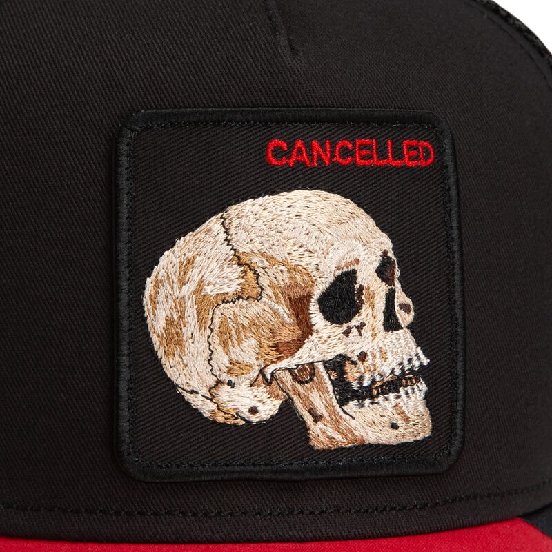 kapa-zaobljena-crna-snapback-cancelled-skull-microsuede-the-farm-goorin-bros