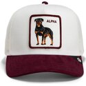 kapa-zaobljena-bijela-snapback-suede-alpha-microsuede-the-farm-goorin-bros