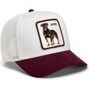 kapa-zaobljena-bijela-snapback-suede-alpha-microsuede-the-farm-goorin-bros