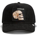 kapa-zaobljena-crna-snapback-suede-cancelled-skull-microsuede-the-farm-goorin-bros