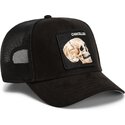 kapa-zaobljena-crna-snapback-suede-cancelled-skull-microsuede-the-farm-goorin-bros