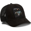 kapa-zaobljena-crna-snapback-suede-scorpion-microsuede-the-farm-goorin-bros