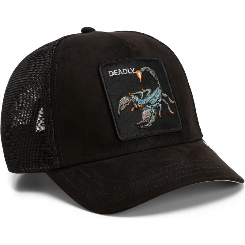 kapa-zaobljena-crna-snapback-suede-scorpion-microsuede-the-farm-goorin-bros