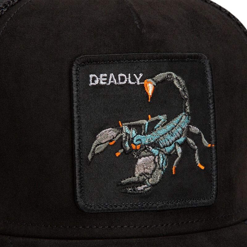 kapa-zaobljena-crna-snapback-suede-scorpion-microsuede-the-farm-goorin-bros