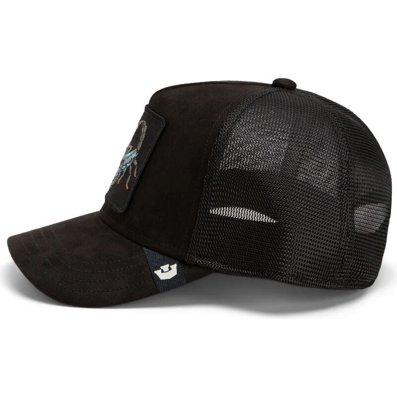 kapa-zaobljena-crna-snapback-suede-scorpion-microsuede-the-farm-goorin-bros