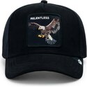 kapa-zaobljena-crna-snapback-suede-relentless-eagle-microsuede-the-farm-goorin-bros