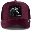 kapa-zaobljena-crvena-snapback-velour-legend-the-farm-goorin-bros