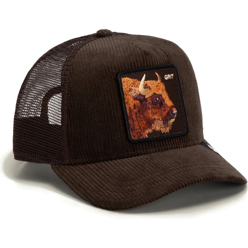 kapa-zaobljena-smeda-snapback-corduroy-grit-ridgeline-the-farm-goorin-bros