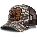 kapa-zaobljena-maskirni-snapback-engraved-bear-camo-glitch-the-farm-goorin-bros