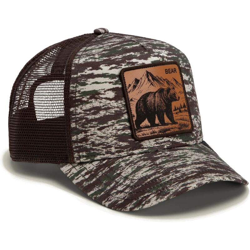 kapa-zaobljena-maskirni-snapback-engraved-bear-camo-glitch-the-farm-goorin-bros