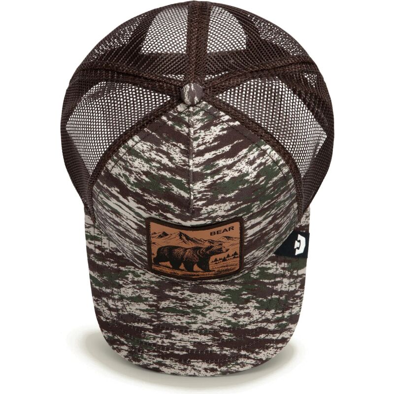 kapa-zaobljena-maskirni-snapback-engraved-bear-camo-glitch-the-farm-goorin-bros