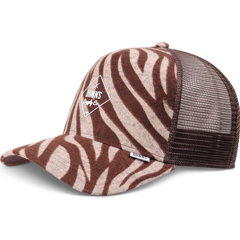 kapa-zaobljena-smeda-snapback-hft-rubbertigerstripes-djinns