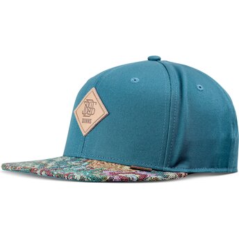Kapa ravna plava snapback multicolor Color Explo Djinns