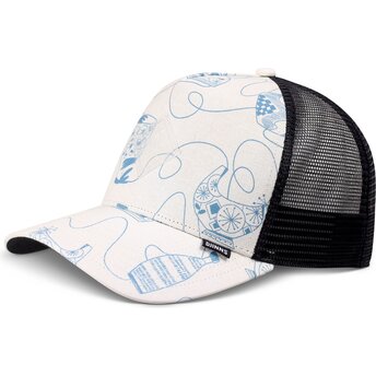 Kapa zaobljena bijela snapback HFT Bottles Djinns