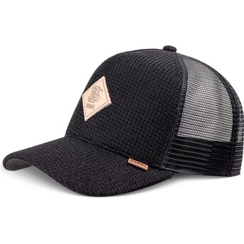 Kapa zaobljena crna snapback HFT Knitted Fab Djinns