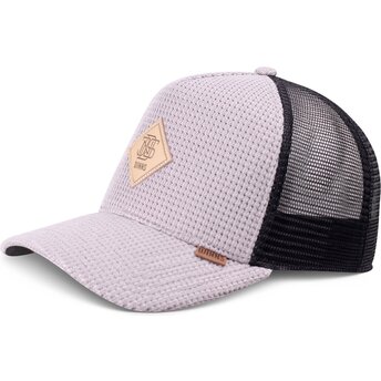Kapa zaobljena siva snapback HFT Knitted Fab Djinns