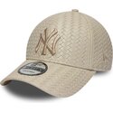 kapa-zaobljena-bez-podesiv-9forty-pu-weave-new-york-yankees-mlb-new-era