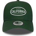 kapa-zaobljena-zelena-snapback-9forty-e-frame-rubber-california-los-angeles-new-era