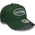 kapa-zaobljena-zelena-snapback-9forty-e-frame-rubber-california-los-angeles-new-era