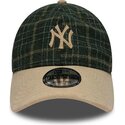 kapa-zaobljena-zelena-podesiv-9twenty-mix-check-new-york-yankees-mlb-new-era