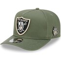kapa-zaobljena-zelena-snapback-9fifty-a-frame-precurved-side-pin-las-vegas-raiders-nfl-new-era