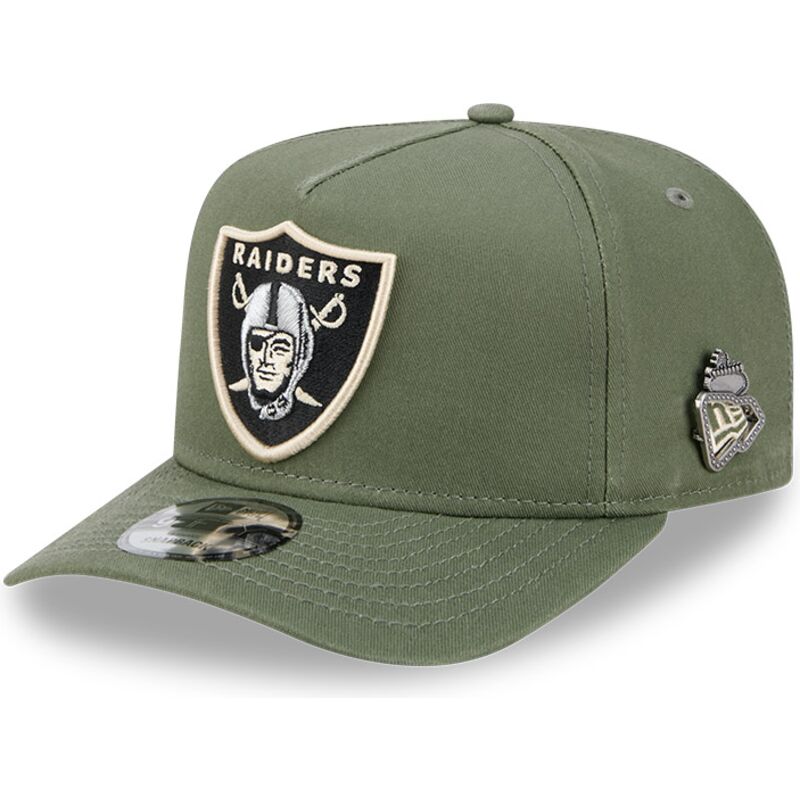 kapa-zaobljena-zelena-snapback-9fifty-a-frame-precurved-side-pin-las-vegas-raiders-nfl-new-era