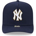 kapa-zaobljena-mornarsko-plava-snapback-9fifty-a-frame-precurved-visor-pin-new-york-yankees-mlb-new-era