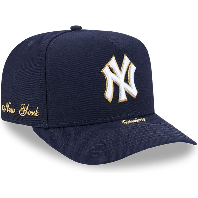 kapa-zaobljena-mornarsko-plava-snapback-9fifty-a-frame-precurved-visor-pin-new-york-yankees-mlb-new-era