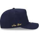 kapa-zaobljena-mornarsko-plava-snapback-9fifty-a-frame-precurved-visor-pin-new-york-yankees-mlb-new-era