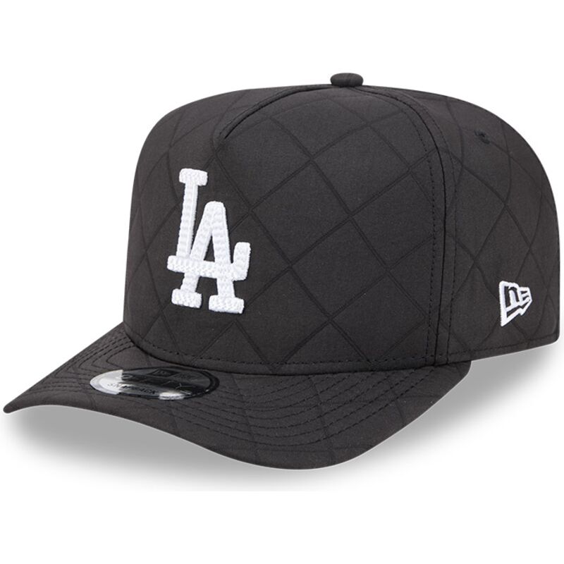 kapa-zaobljena-crna-snapback-9fifty-a-frame-precurved-checkered-los-angeles-dodgers-mlb-new-era