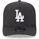 kapa-zaobljena-crna-snapback-9fifty-a-frame-precurved-checkered-los-angeles-dodgers-mlb-new-era