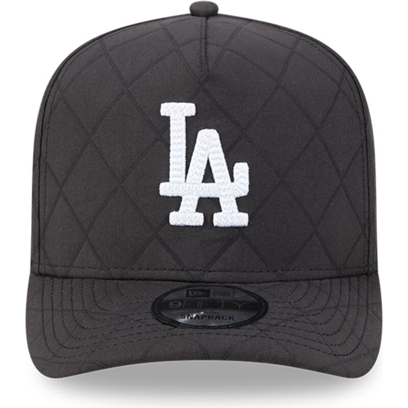 kapa-zaobljena-crna-snapback-9fifty-a-frame-precurved-checkered-los-angeles-dodgers-mlb-new-era