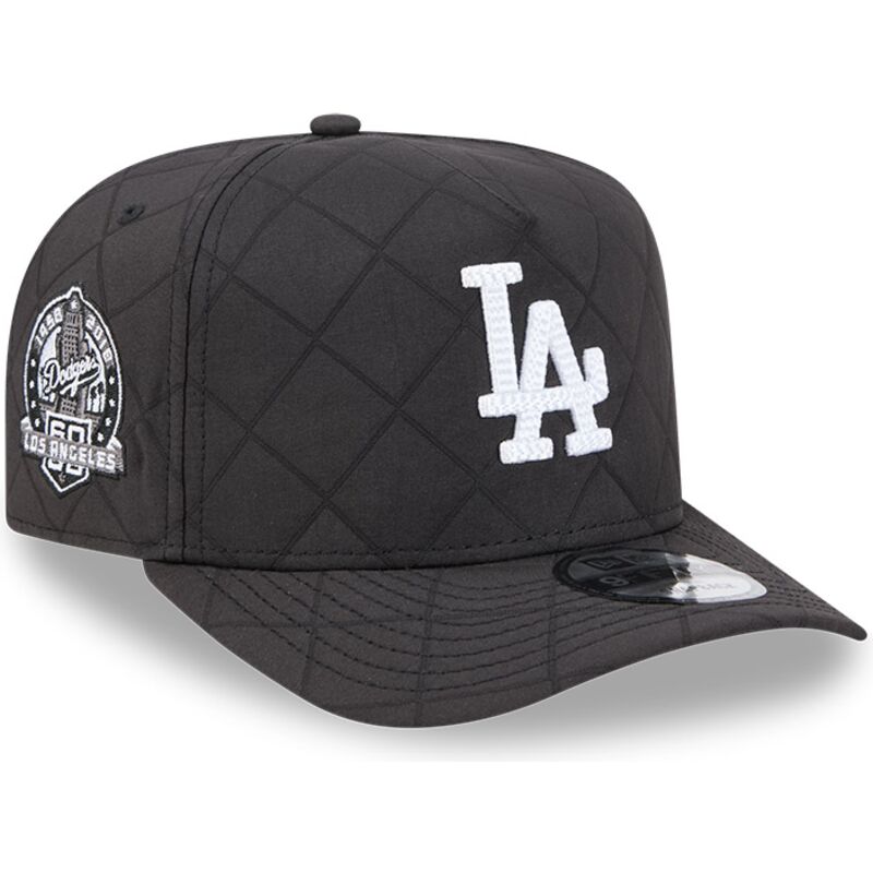 kapa-zaobljena-crna-snapback-9fifty-a-frame-precurved-checkered-los-angeles-dodgers-mlb-new-era
