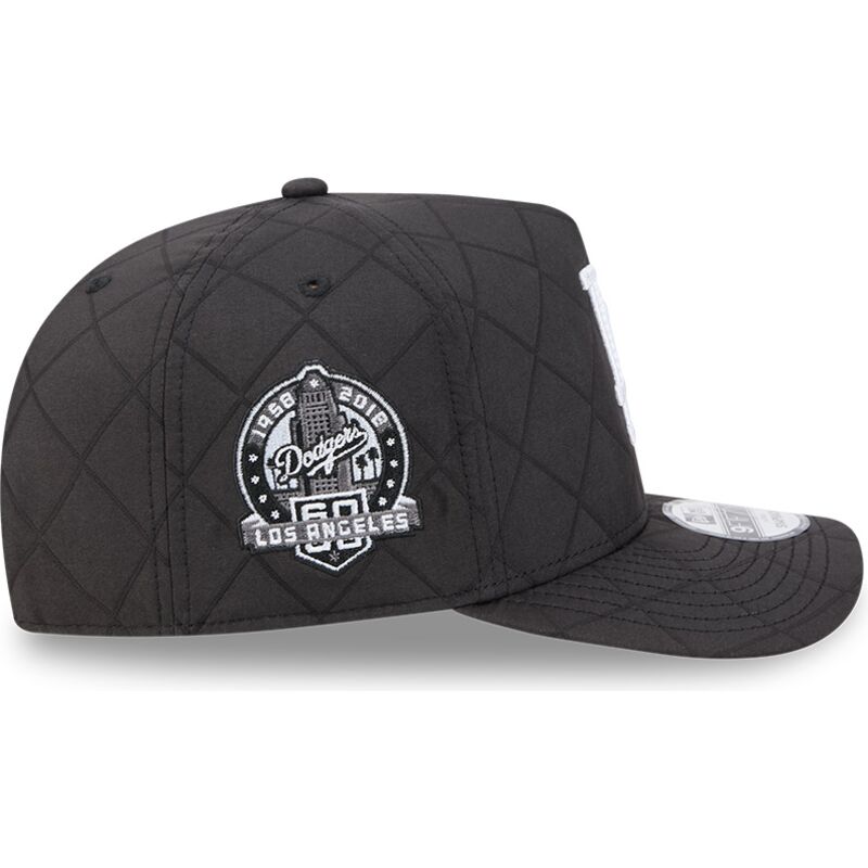 kapa-zaobljena-crna-snapback-9fifty-a-frame-precurved-checkered-los-angeles-dodgers-mlb-new-era