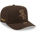kapa-zaobljena-smeda-snapback-9fifty-a-frame-precurved-visor-pin-chicago-white-sox-mlb-new-era