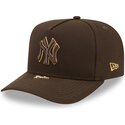 kapa-zaobljena-smeda-snapback-9fifty-a-frame-precurved-visor-pin-new-york-yankees-mlb-new-era