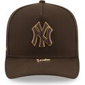 kapa-zaobljena-smeda-snapback-9fifty-a-frame-precurved-visor-pin-new-york-yankees-mlb-new-era