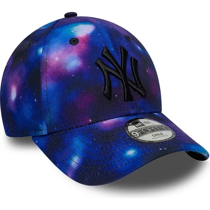 kapa-zaobljena-visebojno-snapback-za-djecu-9forty-all-over-print-space-new-york-yankees-mlb-new-era