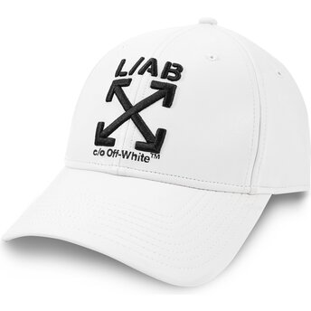 Kapa zaobljena bijela podesiv Clamp Arrows PU Leather L/AB c/o Off-White™