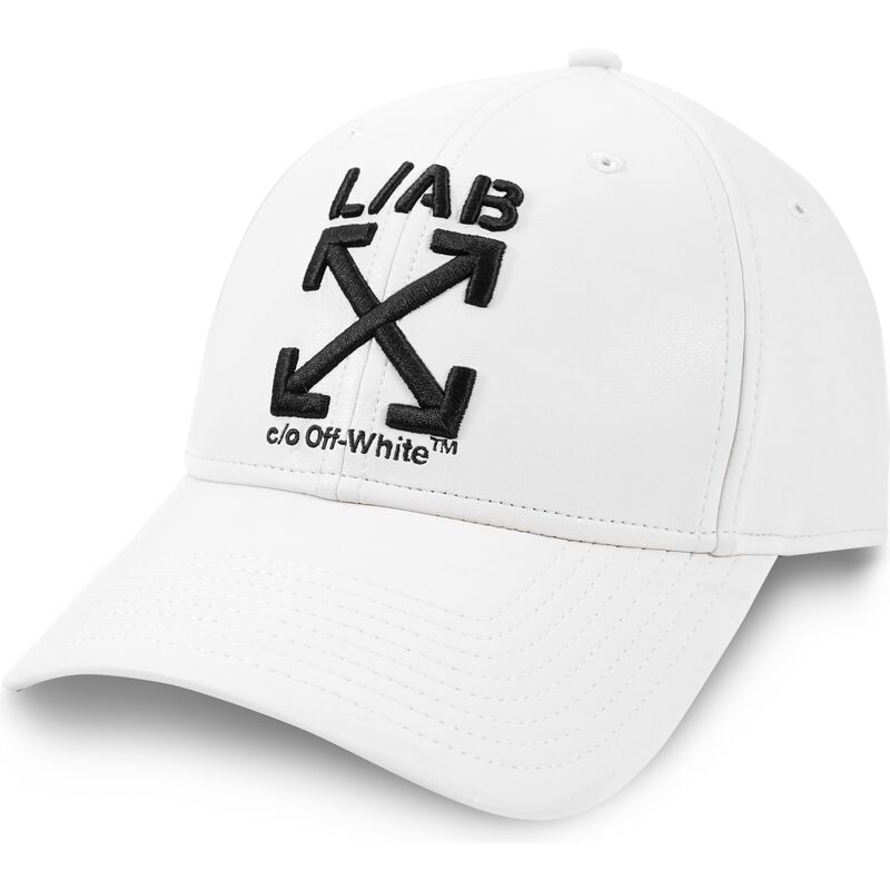 kapa-zaobljena-bijela-podesiv-clamp-arrows-pu-leather-l-ab-c-o-off-white