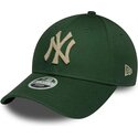 kapa-zaobljena-zelena-podesiv-9forty-metallic-new-york-yankees-mlb-new-era