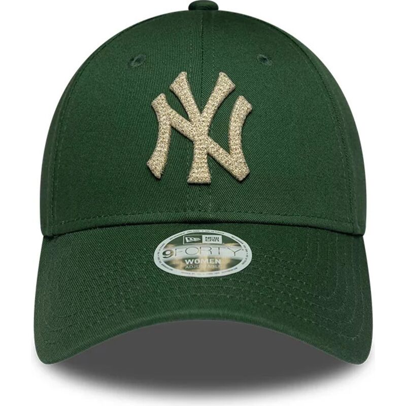 kapa-zaobljena-zelena-podesiv-9forty-metallic-new-york-yankees-mlb-new-era