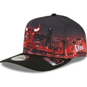 Kapa zaobljena višebojno snapback 9FIFTY A Frame Precurved Skyline Chicago Bulls NBA New Era