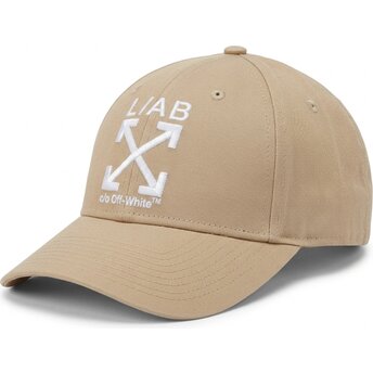 Kapa zaobljena bež podesiv Clamp Arrows Twill L/AB c/o Off-White™