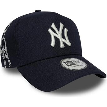 Kapa zaobljena mornarsko plava snapback 9FORTY E Frame Mythical Icon New York Yankees MLB New Era